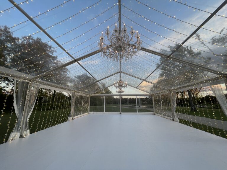 Château de Tourreau Sarrians - Installation Ciel Étoilé sous Chapiteau Cristal